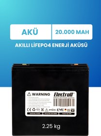 Resim ELECTROLL 12.8v 20ah Lifepo4 Enerji Aküsü – Gelişmiş Bms'li, Uzun Ömürlü, Yüksek Güvenlikli Güç Deposu 