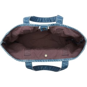 Resim TB0A6F6HBQ81 Timberland Denım Easy Tote &amp;ccedil;anta Mavi 