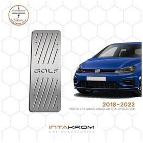 Resim Volkswagen Golf 7.5 Krom Ayak Dinlendirme Pedalı - 2018 - 2022 