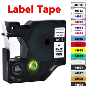 Resim Dymo Etiket Bandı 40910 40921 40913 Uyumlu 9mm 1 Adet Dymo D1 Bantları Dymo Etiket Makinesi 450 350 250 100 45013 Etiket Bandı Beyaz Üzerine Siyah Dymo D1 40918 9mm Etiket Kartuşu Dymo LabelManager 160 280 COLORPOP Etiket Makinesi Dymo Etiket Bandı 