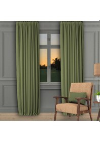 Resim Su Yeşili Ada Fon Perde Pilesiz Extraforlu Düz Dikim Büzgü Pile-su Yeşili Su Yeşili 