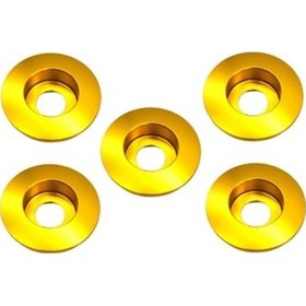 Resim Zcjb 5x Ön Fren Disk Cıvata Rondelası Honda Cb150r Cb250r Cb300r 2013-2023 Altın 