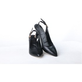 Resim Ayakkabımood Cc 8 Cm Arka Açık Kadın Stiletto Ayakkabı Siyah 