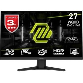 Resim MSI Msı 27" Rapıd IPS Mag 274QF 0.5ms 180HZ Hdmı-Dp Gamıng Monitör 2560X1440 