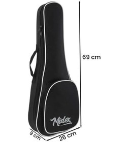 Resim Midex Ucs-26 Tenör Ukulele Çantası Gigbag Softcase Kılıf 