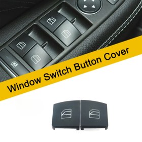 Resim 2 adet Araba Güç Pencere Switch Düğmesi Kapağı A2049055402 Mercedes-Benz için W204 için C-Serisi için W212 için W242 için W246 için W166 için W176 için W204 için E-Serisi için E200, Pil olmadan 