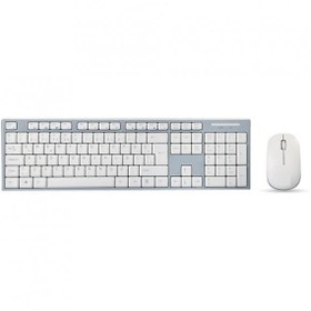 Resim Seclife SKM-663 Q Beyaz Kablosuz Multimedya Klavye Mouse Set 