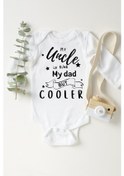 Resim Tuğbababy Baby Beyaz Uncle Cooler Uzun Kollu Çıtçıtlı Body Kız Erkek Beyaz 