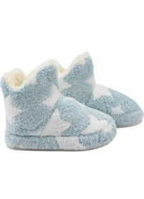 Resim Sia Çanta Eva Kaymaz Taban Içi Kürklü , Uzun Konçlu , Kürk Kumaş Üşümeyen Ayaklar Için Sıçacık Kız Çocuk Panduf 