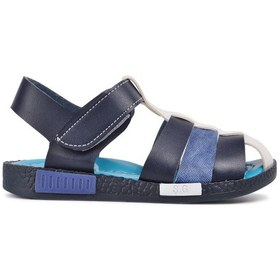 Resim Şiringenç 210111 Lacivert-kot-beyaz Comfort Erkek Çocuk Sandalet 001 