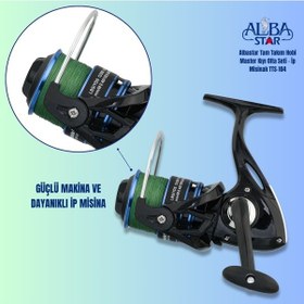 Resim Albastar Tam Takım Hobi Master Kıyı Olta Seti İp Misinalı 300 Cm - Tts104 