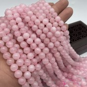 Resim 4mm(0.16") -12mm(0.47"), Doğal Pembe Gül Kuvars Boncuklar DIY Takı Yapımı ve Aksesuarlar için Mükemmel 