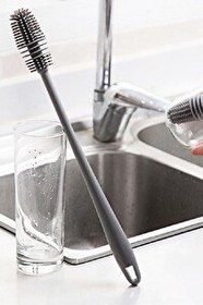 Resim Mithra Life MIT1022 Silikon Şişe Biberon Temizleme Fırçası 