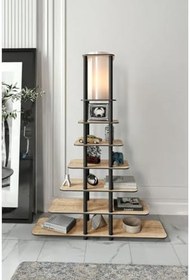 Resim Sierras Middle Raflı Lambader (Meşe) 