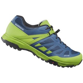 Resim Shimano Sh-et500 E-bike Kadın Bisiklet Ayakkabısı Sarı37 Mavi - Yeşil 
