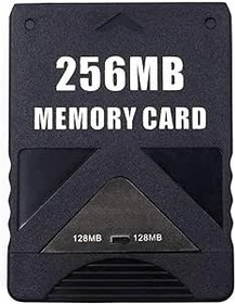 Resim OSTENT Sony Playstation 2 PS2 Slim Konsol Video Oyunları için Yüksek Hızlı 256MB Hafıza Kartı Sopa Ünitesi 