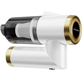 Resim Youtek Q8 Kablosuz Taşınabilir Katlanabilir El Süpürgesi, Led Aydınlatmalı, 9000pa Emiş Gücü, 120ml Toz Hazneli, Beyaz 