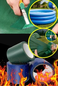 Resim TOYFEST Su Geçirmez Kuvvetli Yapışkanlı Yanmaz Güçlü Dayanıklı Bant Su Borusu Çadır Tente Tamir Bandı - 5 MT 