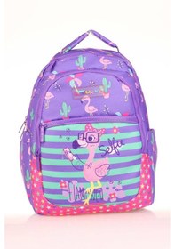 Resim Kaukko Kids Sırt Çantası Paterned Flamingo L5148 