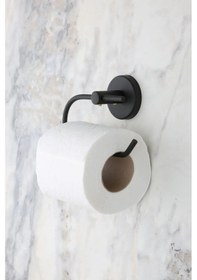 Resim Erfahome Siyah Kare Havluluk / Açık Tuvalet Kağıtlığı 2li Set Siyah 
