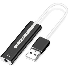 Resim 5072 7.1 USB Harici Ses Kartı 3.5 mm Çevirici Dönüştürücü Ses Kartı 
