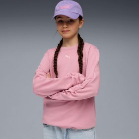 Resim Puma Bowtique Crew Çocuk Pembe Sweatshirt 