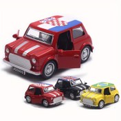 Resim 1 adet Vintage Mini Araba Oyuncak, Yüksek Kalite Çinko Alaşım, Manuel Geri Çekme, Dökme Demir Klasik Araba Modeli, Çeşitli Renklerde (Kırmızı, Siyah, Sarı, Mavi, Yeşil), Pilsiz, Kablosuz Yok, Koleksiyonluk Araç Oyun Seti 