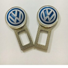 Resim Volkswagen Logolu Araç Kmr Ikaz Susturucusu 2 Adet Metal 