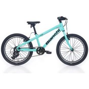 Resim Bianchi Xr20 Çocuk Bisikleti 280h V 20 Jant 7 Vites Celeste Graphıte Glossy 