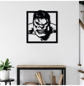 Resim Hulk Yeşil Öfke Metal Duvar Dekoru 