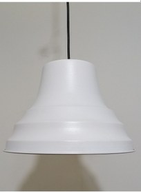 Resim Riolight Retro Beyaz Içi Beyaz Tekli Metal Sarkıt Çap: 27Cm 