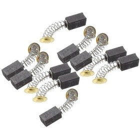 Resim Kangvka Hitachi 999021 Uyumlu 10 Çift Elektrikli Alet Karbon Fırçası - 6.5x7.5x13mm Boyut, Motor Performansı İçin 