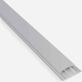 Resim Mutlusan Kablo Kanalı 2M Balık Sırtı Metalik Gri 60x15 mm 