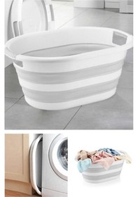 Resim Life Magic Katlanır Çamaşır Sepeti - 38 Lt Çok Renkli 