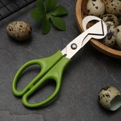 Resim 1 adet Paslanmaz Çelik Yumurta Kabuğu Sökücü Makas - Keskin ve Dayanıklı Mutfak Aracı Güvenli Kırma için, Pişirme, Aşçılık ve Yemek Hazırlığı için Gıda Güvenliği Tasarımı 