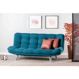 Resim Pafu Misa Üçlü Kanepe - Petrol 