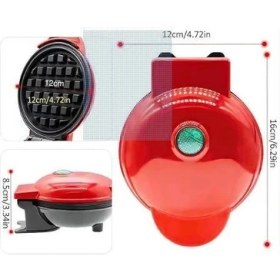 Resim Super Power Waffle Makinesi , Yapışmaz, Kolay Kullanım , Yeşil Işık Göstergeli 350 Watts 