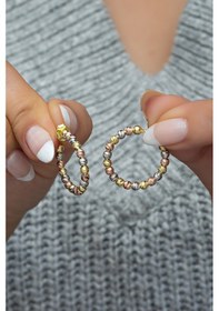 Resim Nereze 925 Ayar Gümüş 20 MM Minik Dorika Toplu Halka Küpe 