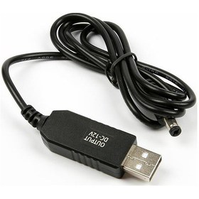 Resim USB-Barrel Jack Voltaj Yükseltici (Giriş 5V - Çıkış 12V) 