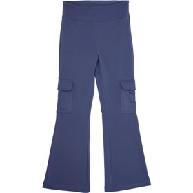 Resim Sisley Kız Çocuk Sport Flare Paça Kargo Cepli Tayt - Siyah / 8-9 Yaş 