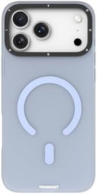 Resim YOUNGKIT iPhone 17 Pro Max ile uyumlu Kılıf M-safe Şarj Özellikli Youngkit Hidden Sand Serisi Kapak Mavi 