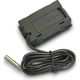 Resim Dijital Termometre Sıcaklık Ölçer - Siyah (Pil Dahil) 