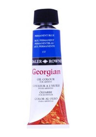 Resim Daler Rowney Georgian Yağlı Boya 225Ml - N:137 Permanent Blue 