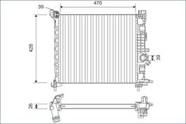 Resim RADYATOR OPEL MERIVA 