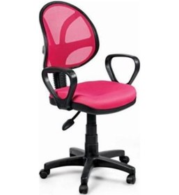 Resim Sekreter Fileli Öğrenci Koltuğu Bilgisayar Koltuğu Yönetici Koltuğu Pembe Qbzmxö21 