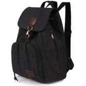 Resim Kadın Tuval Sırt Çantası Kadın Vintage Saf Pamuk Seyahat Çantası Moda Bağcıklı Dizüstü Bilgisayar Okul Çantaları Genç Kızlar İçin Omuz Çantası Blue 