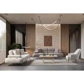 Resim HEPSOFA Roma Koltuk Takımı (3+3+1) 