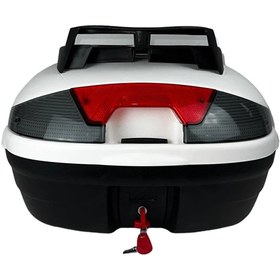 Resim pekars Beyaz 46 Lt Sırt Dayamalı Motosiklet Çantası 