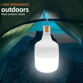 Resim Su Geçirmez USB Şarjlı Fener, 3 Seviyeli Düzenlenebilir Outdoor Floodlight ile Şarj Edilebilir Batarya - Kamp, Acil Durum ve Uzun Dayanıklılık Kullanımı İçin İdeal, Outdoor Aydınlatma | Modern Fener Tasarımı | Dayanıklı Plastik 