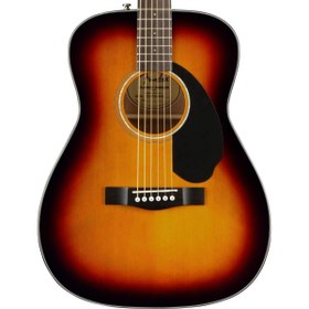 Resim Fender CC-60S Concert Akustik Gitar - 3-Color Sunburst / Walnut 